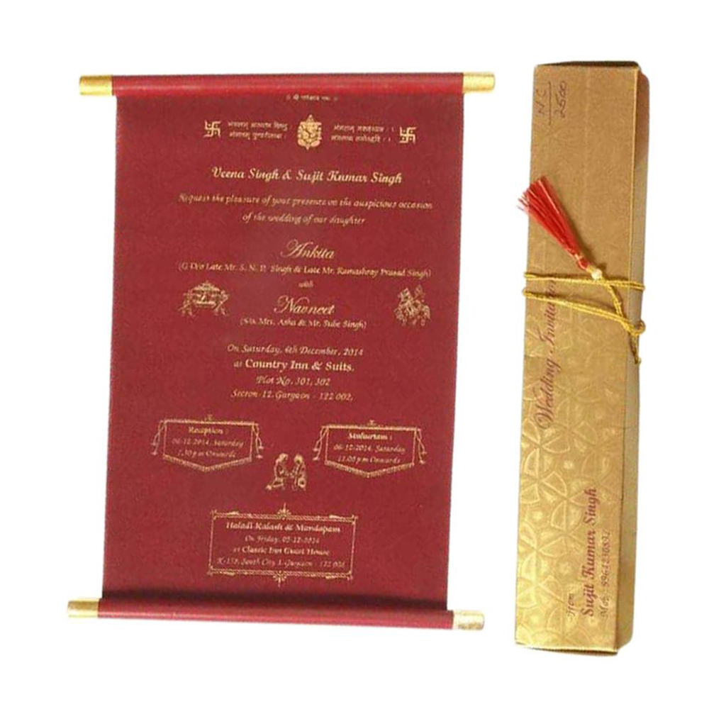 wedding invitation cards in kanchipuram